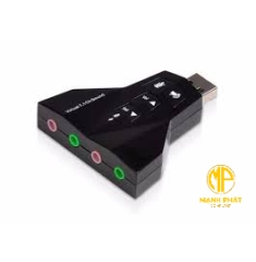 Usb -- Sound 7.1 ( 3D Hình Phi Thuyền - 4 Jack Cắm )