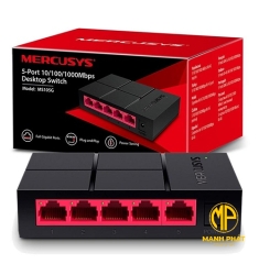 Switch Để Bàn 5 Cổng 10/100/1,000 Mbps Mercusys MS105G