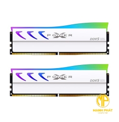 Ram Silicon Power XPOWER Storm DDR5 RGB 1x16Gb 6000 MHz White EXPO SP016GXLWU60AFSL