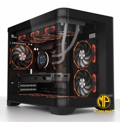 VỎ Case Bể Cá MIK FOCALORS M BLACK ( M-ATX / ITX Màu Đen) 