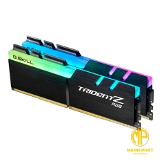 Ram Gskill TridentZ RGB 32G(2x16G)/3600 DDR4 Udimm (Tản nhôm - Đen) F4-3600C18D-32GTZR