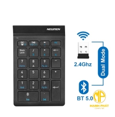 Bàn phím số không dây Newmen TK-029S ( Dual Mode : Bluetooth + Wireless 2.4G ) Black
