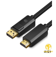 Cáp chuyển DisplayPort sang HDMI JASOZ A121 (1,5m) T-A230 Hỗ trợ độ phân giải 4K/30Hz