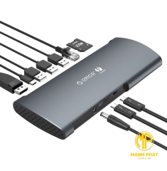 Đế cắm đa năng 8 trong 1 Thunderbolt 3 ORICO TB3-S1-GY