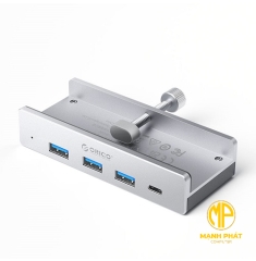 Bộ chia Type C ra 5 cổng USB 3.0 ORICO MH4PC-10-BK-BP