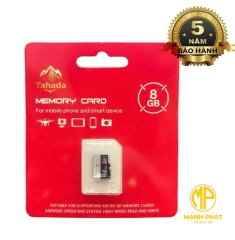 Thẻ nhớ micro SDXC TAHADA tốc độ 100Mb/s dung lượng 8GB (kèm vĩ đựng)