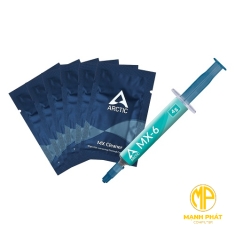 Keo tản nhiệt Arctic MX-6 4g Thermal Paste w/ 6pcs MX Cleaner ACTCP00084A| AIRAC-MX-6-4G-6MXC