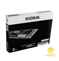 Ổ cứng SSD Kioxia Exceria Basic 2TB PCIe Gen4 x4 NVMe M.2 2280-S3-M (LSF10Z002TG8)