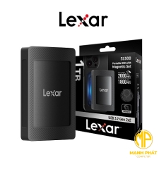 Ổ cứng SSD di động Lexar 4TB SL500 | LSL500X004T-RNBNG (Kèm Box Magsafe)