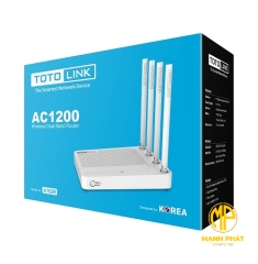 Router Wi-Fi băng tần kép AC1200 Totolink A702R V4