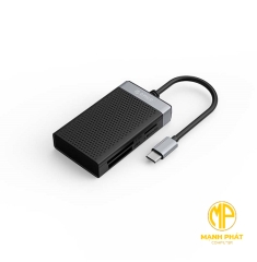 Đầu đọc thẻ nhớ đa năng 4 in 1 TypeC 3.0 ORICO CL4T-C3-BK-BP