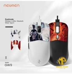 Chuột không dây NEWMEN GW9 Dualmode Thời trang