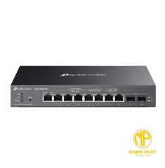 Bộ chuyển mạch thông minh SG2210XMP-M2 Omada 8 cổng 2.5GBASE-T và 2 cổng 10GE SFP+ với 8 cổng PoE+