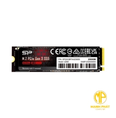Ổ cứng gắn trong hiệu Silicon M2 2280 PCIE Gen3x4 SSD UD80 250GB SP250GBP34UD8005