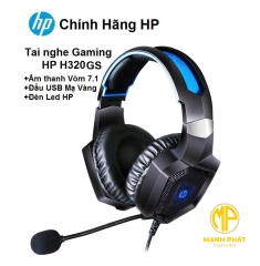 Tai nghe máy tính HP H 320GS đen Led USB tai nghe có dây cồng usb có đen led âm thanh 7.1