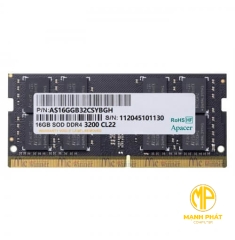 RAM APACER SO-DIMM 16G DDR4 - 3200MHZ Laptop| ES.16G21.GSH
