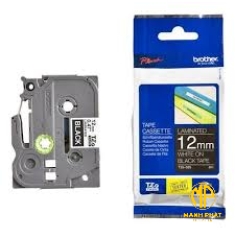 TZe-335	 - Nhãn TZe tiêu chuẩn - Chữ trắng trên nền đen 12mm