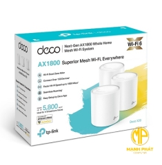 tplink Deco X20 (gói 3) Mới Hệ thống Wi-Fi Mesh toàn nhà AX1800 Deco X20(3-pack)