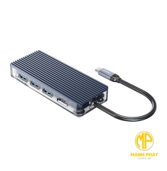 Đế cắm đa năng 6 trong 1 cổng Type C ORICO WB-6TS-GY