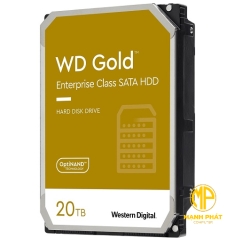 HDD WD Gold 20TB 3.5 inch SATA III 512MB Cache 7200RPM WD201KRYZ