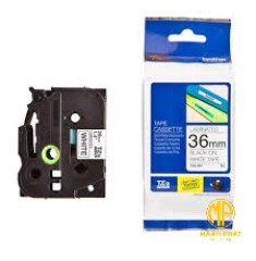 Giấy in nhãn TZE TAPE WHITE 36mm- Tze 261 Black on white