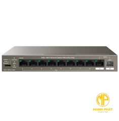 Bộ chuyển mạch Ethernet PoE 9GE+1SFP TENDA TEG1110PF-8-102W