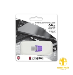USB Kingston (DTDUO3CG3/64GB) 64GB DataTraveler microDuo 3C 200MB/s dual USB-A + USB-C