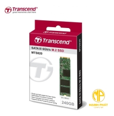 ổ cứng gắn trong 240GB SSD820S M.2 2280 SATA3 Transcend (Seq R/W: 500/430MB/s) TS240GMTS820S