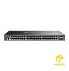 Bộ chuyển mạch được quản lý SG3452X Omada 48 cổng Gigabit L2+ với 4 khe cắm SFP+ 10GE