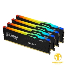 RAM Kingston DDR5 32GB(2x16G)/6400 CL32 DIMM FURY Beast RGB XMP (KF564C32BBAK2-32)