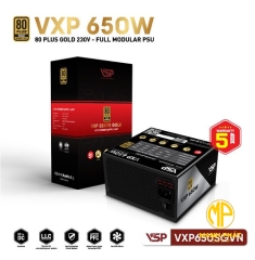 Bộ nguồn VSP VXP650SGVN 650W (CLEAResult 80 PLUS - Gold 230V EU Full modular)
