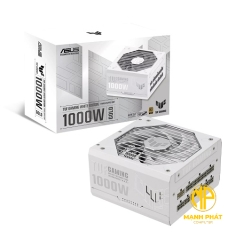 Nguồn Asus TUF Gaming 1000W (TUF-GAMING-1000G WHITE) White Gold ( ATX 3.0 Pcie 5.0 Full Modular)