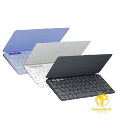 Bàn phím IPAD Bluetooth Logitech Keys To Go 2 - Siêu mỏng nhẹ 222g đa thiết bị Win, macOS