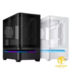 Vỏ Asus Prime AP202 TG BLACK (Không quạt Micro-ATX, Mini-ITX.)