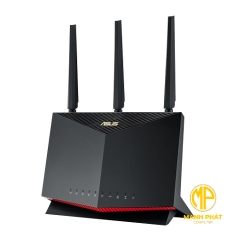 Bộ phát wifi 6 Asus RT-AX86U Pro (Chuẩn AX AX5700Mbps 3 Ăng-ten ngoài Wifi Mesh Dưới 80 User)