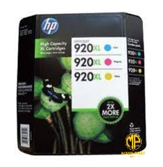 HP 920XL High Yield 3-color Ink Cartridges Pack, CMY, COMBO PACK_E5Y50AA