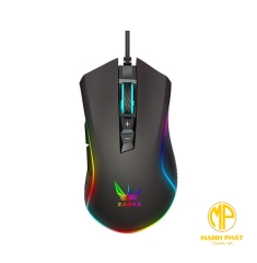 Chuột Zadez Gaming RGB có dây GT-615M Đen