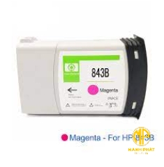 HP 843B 400-ml Magenta Ink Cartridge