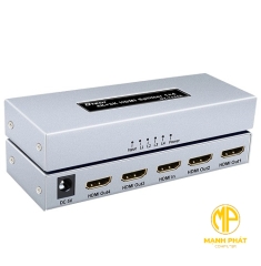 Bộ chia HDMI 1 ra 4 Dtech DT-7814 (2.0)