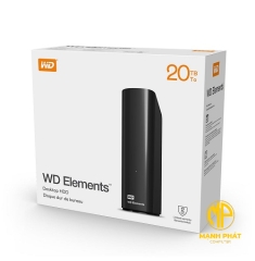 Ổ cứng gắn ngoài HDD WD Elements 20TB USB 3.0| WDBBKG0200HBK-SESN