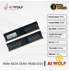 RAM PC AIWOLF AED4 DDR4 16GB/3200 (16GB/3200)
