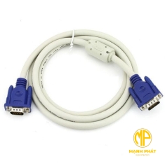 Cable Vga 1.5m Trắng Xịn Chống Nhiễu