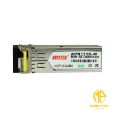 APTEK APS1113-20-SC SFP 1.25Gbps, DDM, Tx1310/Rx1550 (A), Single Mode, 1 sợi, 20km, đầu SC