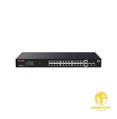 Bộ chuyển mạch PoE được quản lý trên nền tảng đám mây 26GE+2SFP IP-Com G2228P-24-410W  