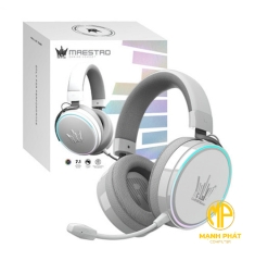 Tai Nghe Gaming GALAX HOF Maestro H1 RGB (HGH015CSRGBW0) Gloss White