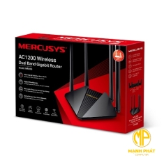 Router Gigabit Wi-Fi 5 AC1200 Băng Tần Kép Mercusys MR30G 