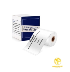 Nhãn in nhiệt KT-4030-230BU, chữ đen nền xanh dương, khổ 40mm*30mm*230 nhãn| KT-4030-230BU