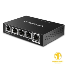 Ubiquiti EdgeRouter X: Router + Cân bằng tải (100 User), Có PoE in và out