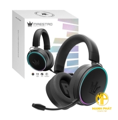 Tai Nghe Gaming GALAX HOF Maestro H1 RGB (HGH015CSRGBB0) Gloss Black