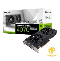 VGA PNY GeForce RTX 4070 SUPER VERTO OC 12GB GDDR6X PCIe 4.0 (VCG4070S12DFXPB1-O)